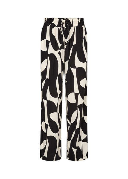 Abstract Print Pants