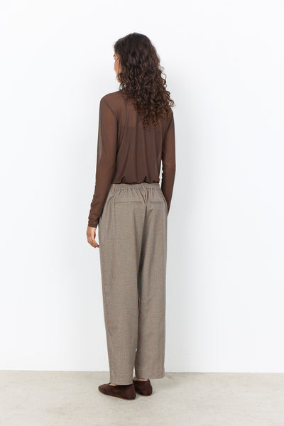 Textured Print Pants