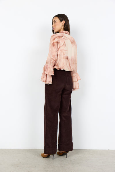 High Waist Corduroy Pants
