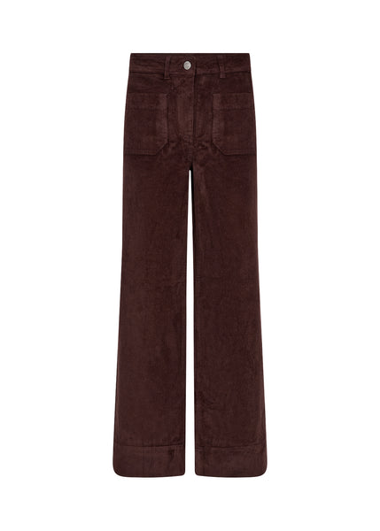 High Waist Corduroy Pants