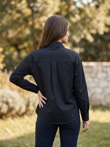 Military Style Button Down Shirt