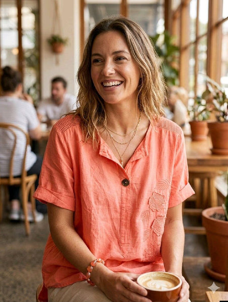 Short Sleeve Cotton Top