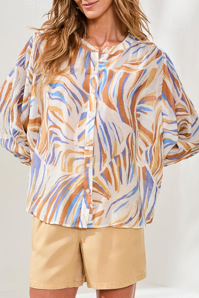 Flowy Dolman Sleeve Blouse