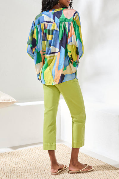 Flowy Dolman Sleeve Blouse