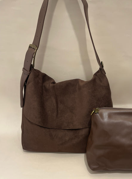 2 For 1 Ultra Suede Handbag