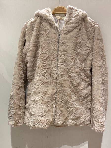 Hooded Fur Coat