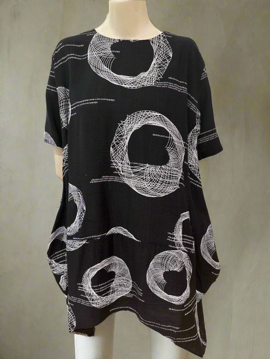Short Sleeve Print Dress