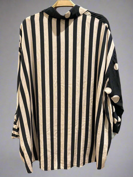 Polka Dot/ Stripe Shirt
