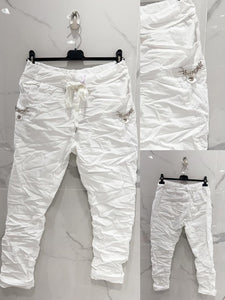 Draw String Waist Pants- Italian