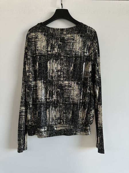 Long Sleeve Cross Over Top