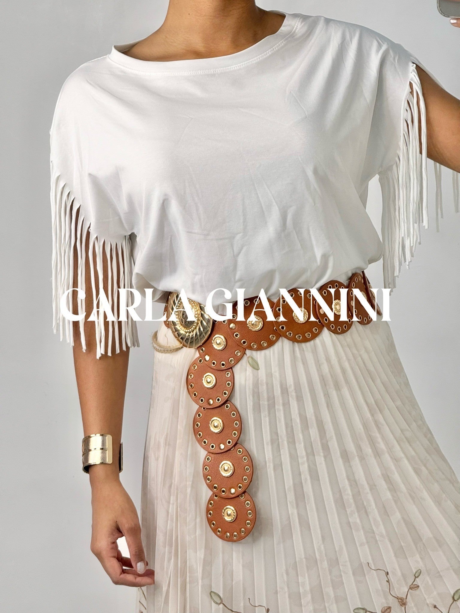 Fringe Sleeve Top