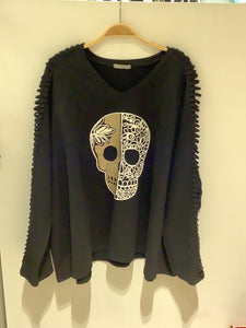 Skeleton Print Top - Italian