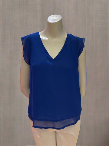 Short Sleeve V-Neck top