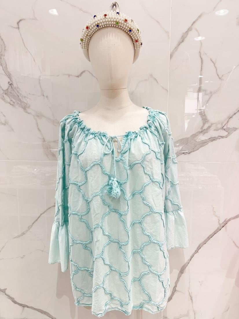 Long Sleeve Cotton Blouse