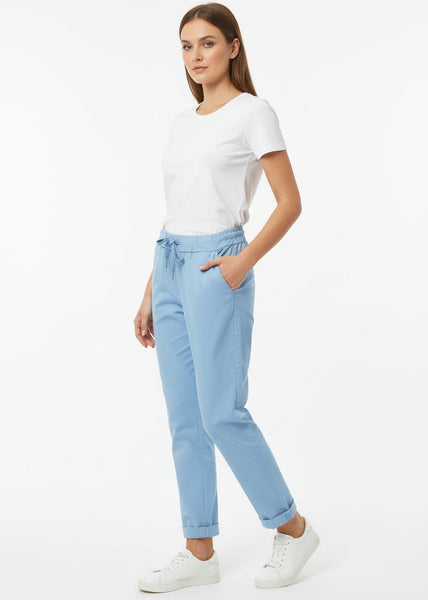 Draw String Waist Pull-On Pants