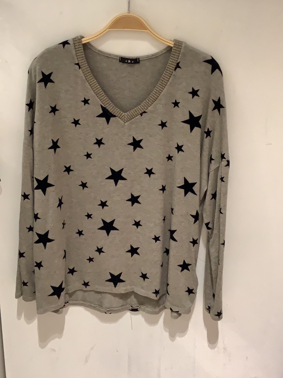 Star Print Sweater - Italian