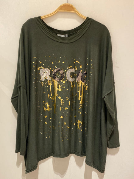 Rock/Front Sweater - Italian