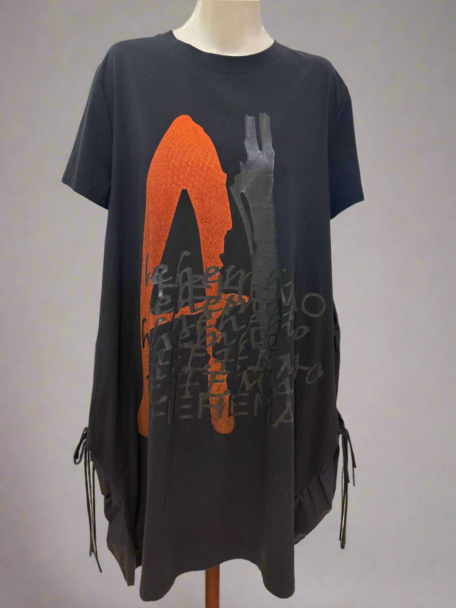 Print Front Dress