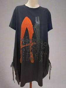 Print Front Dress
