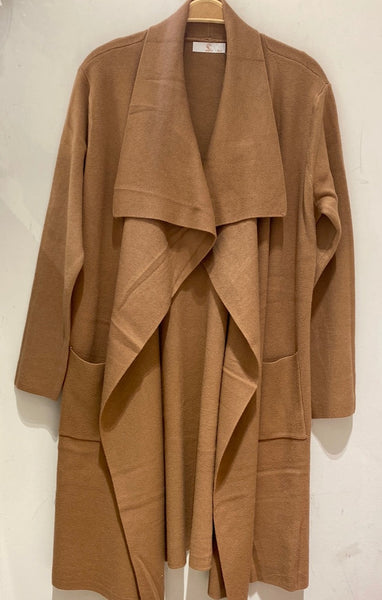 Open Front Knit Cardigan