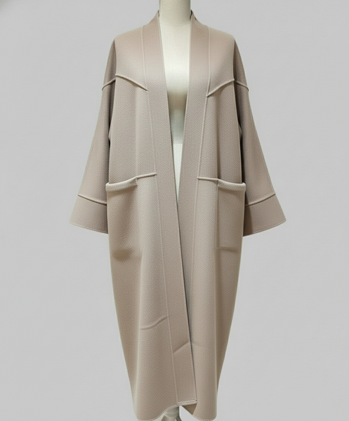 Open Front Long Coat