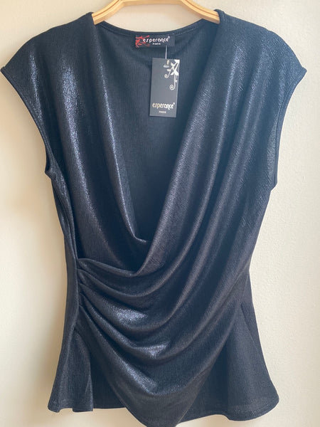 Sleeveless Cross Over Top