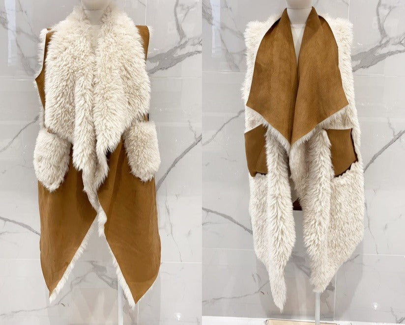 Fur Shearling Vest - Italian