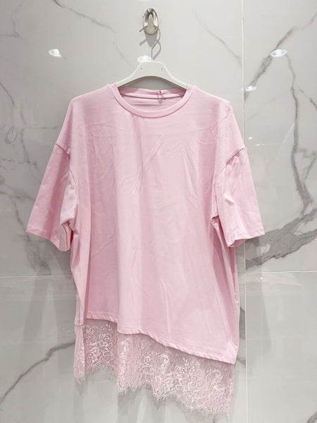 Lace Bottom Top