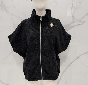 Short Zipper Front Vest