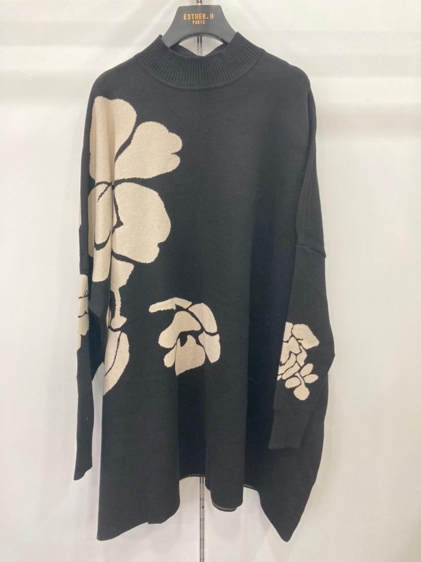 Floral Sweater Tunic