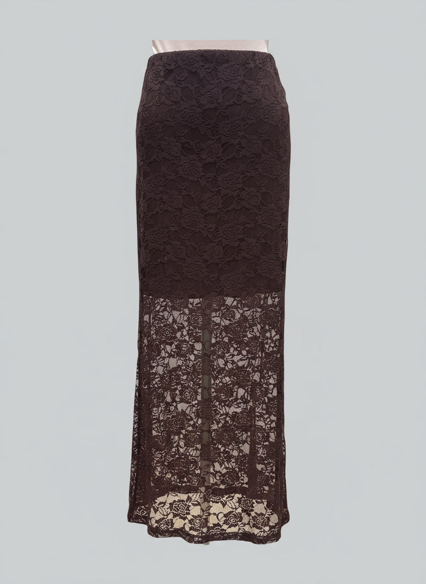 Long Lace Skirt