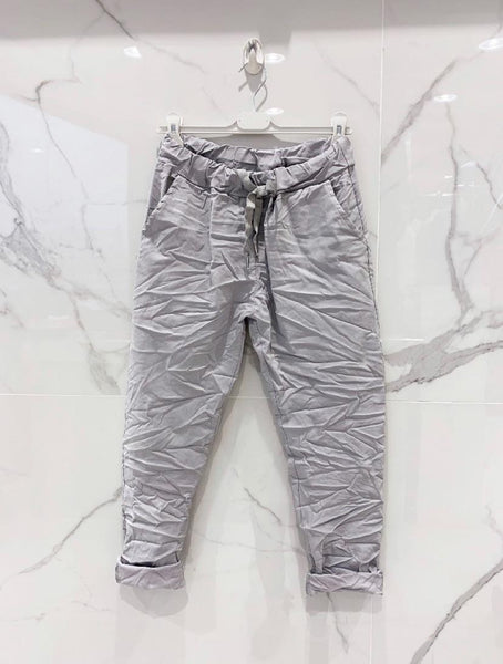 Draw String Waist Pants- Italian