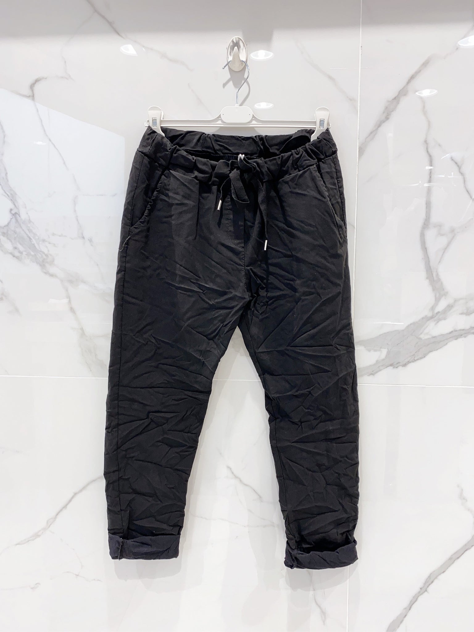 Draw String Waist Pants- Italian