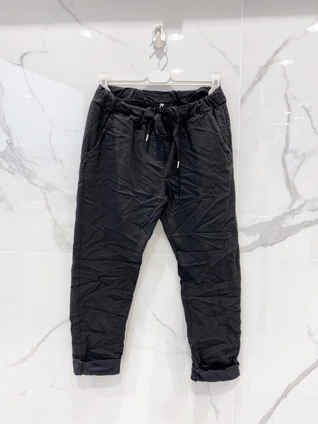 Draw String Waist Pants- Italian