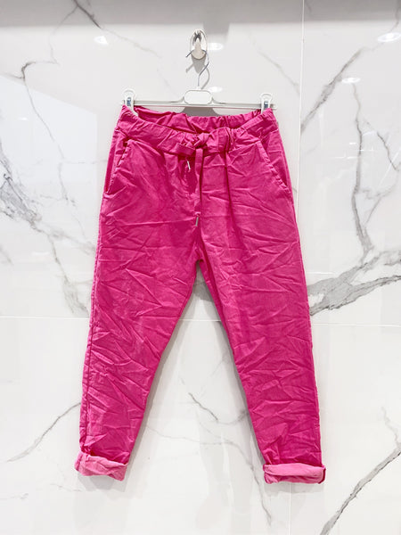 Draw String Waist Pants- Italian