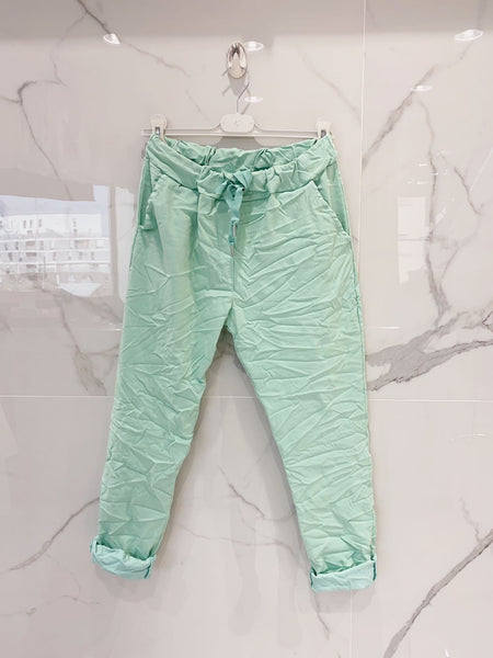 Draw String Waist Pants- Italian