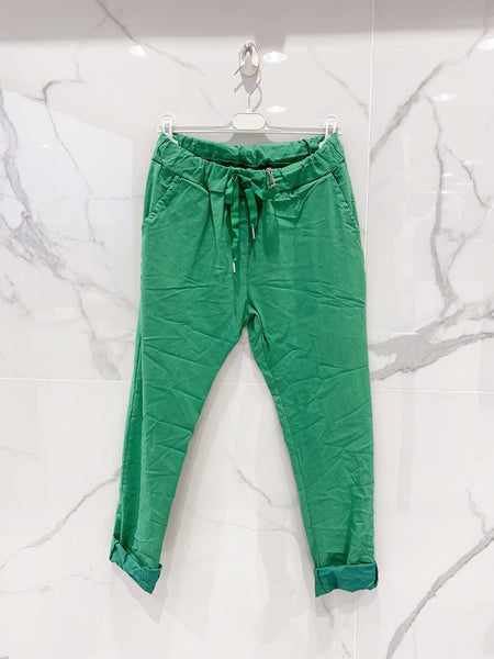 Draw String Waist Pants- Italian