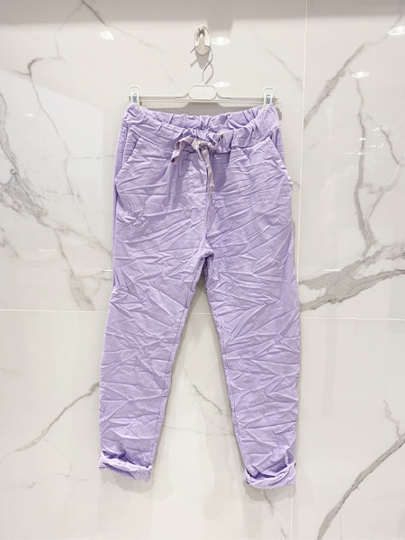 Draw String Waist Pants- Italian