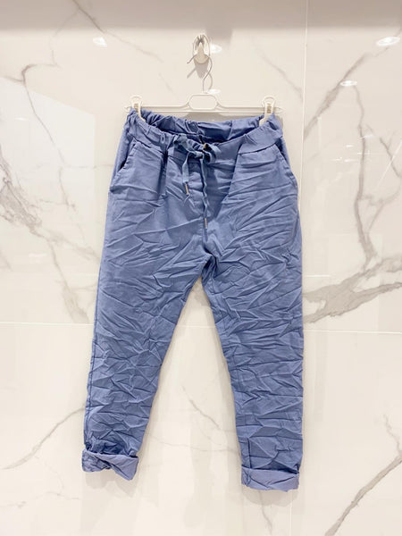 Draw String Waist Pants- Italian
