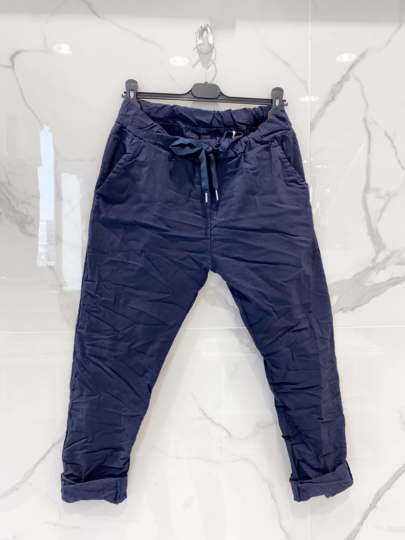 Draw String Waist Pants- Italian