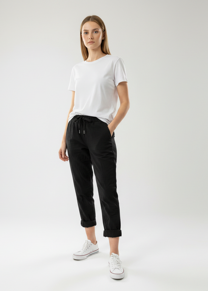 Draw String Waist Pants- Italian