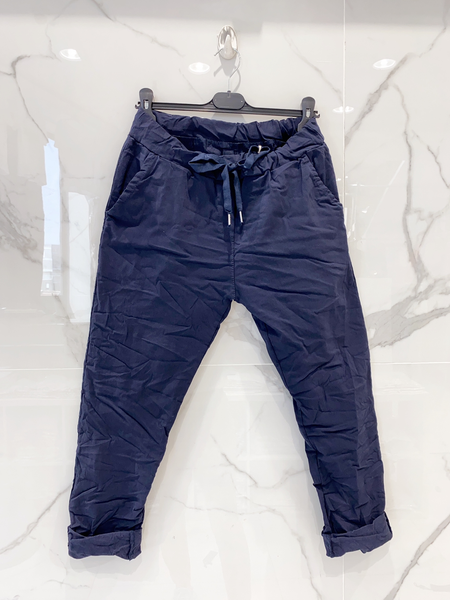 Draw String Waist Pants- Italian
