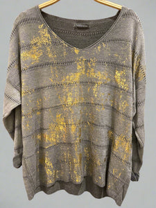 Long Sleeve V-Neck Top
