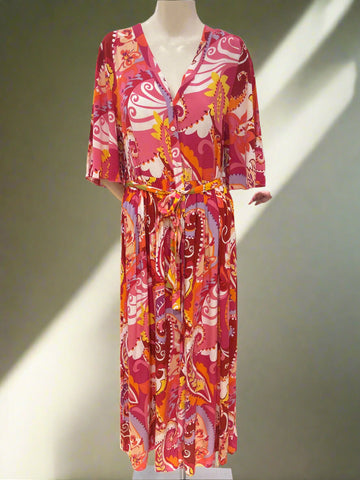 Long Print Dress