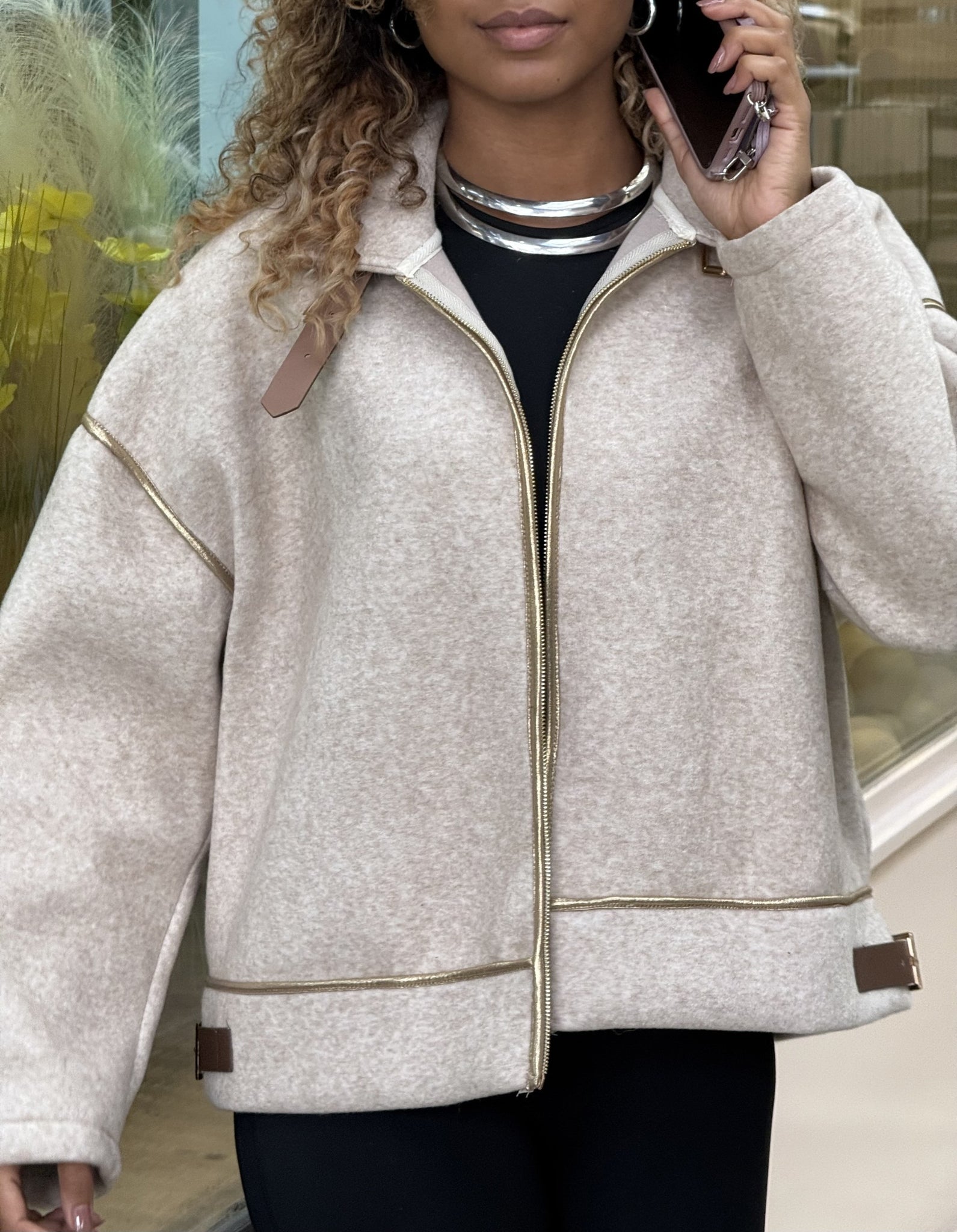 Zipper Front Jacket