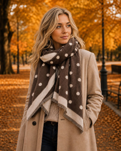 Polka Dot Scarf