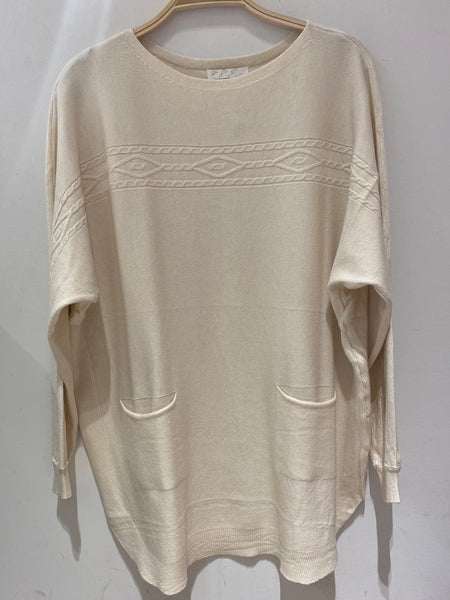 Pocket Front Wool/Mix Sweater