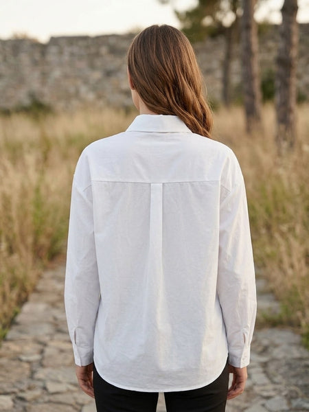 Military Style Button Down Shirt