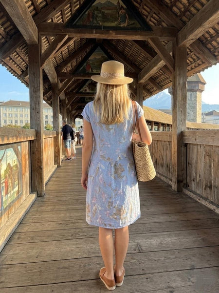 Floral Linen Dress