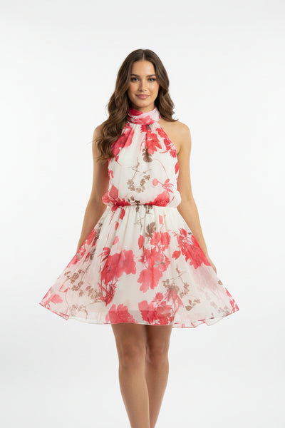 Sleeveless Floral Dress
